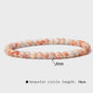 Natuursteen Armband met Kwarts, Kattenoog, Jades & Aquamarijn Kralen - Stretch Bangle voor Dames & Heren