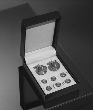 Set Manchetknopen en Tuxedo Studs voor Heren - Stijlvolle Accessoires voor Bruiloft en Feest