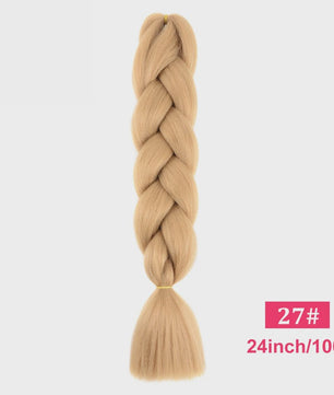 24 Inch Jumbo Braids Haarverlenging - Synthetisch Vlecht Haar in Kleurrijke Tinten