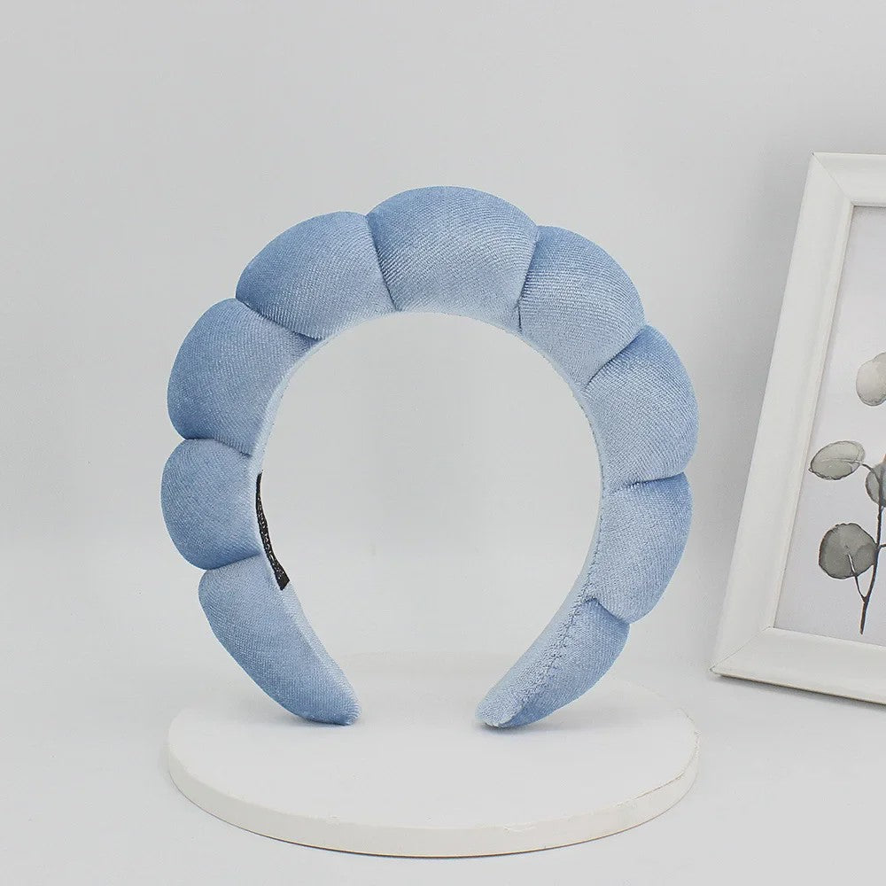 Luxe Velours Make-up Hoofdband - Comfortabel voor Gezichtswas & Huidverzorging