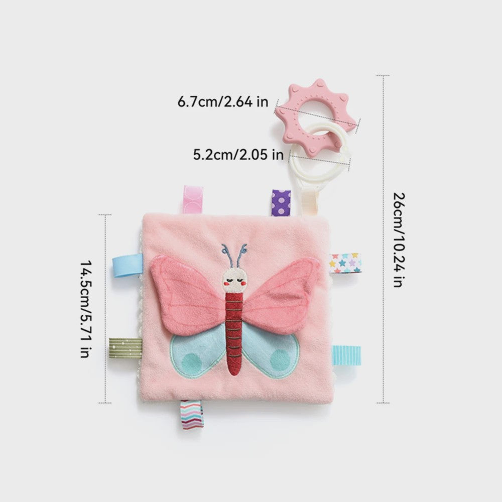 Montessori Stoffen Tissue Box Speelgoed - Educatief Sensorisch Speelgoed voor Baby's met Vinger Oefening