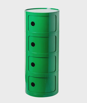 Moderne Ronde Nachtkastje - Minimalistisch Plastic Bijzetkastje