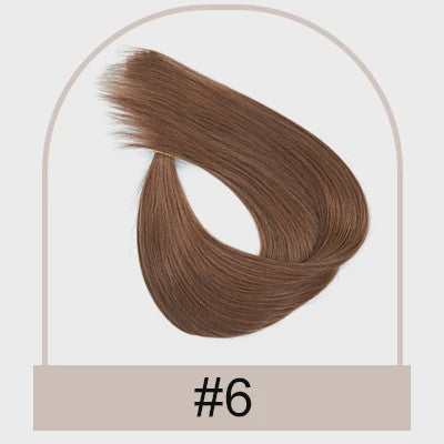 8-delige Clip-in Haarverlenging van Echt Menselijk Haar - Steil & Duurzaam