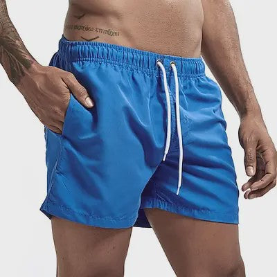 Heren Sneldrogende Zwemshorts met Trekkoord en Zakken - Perfect voor Strand en Zomeractiviteiten
