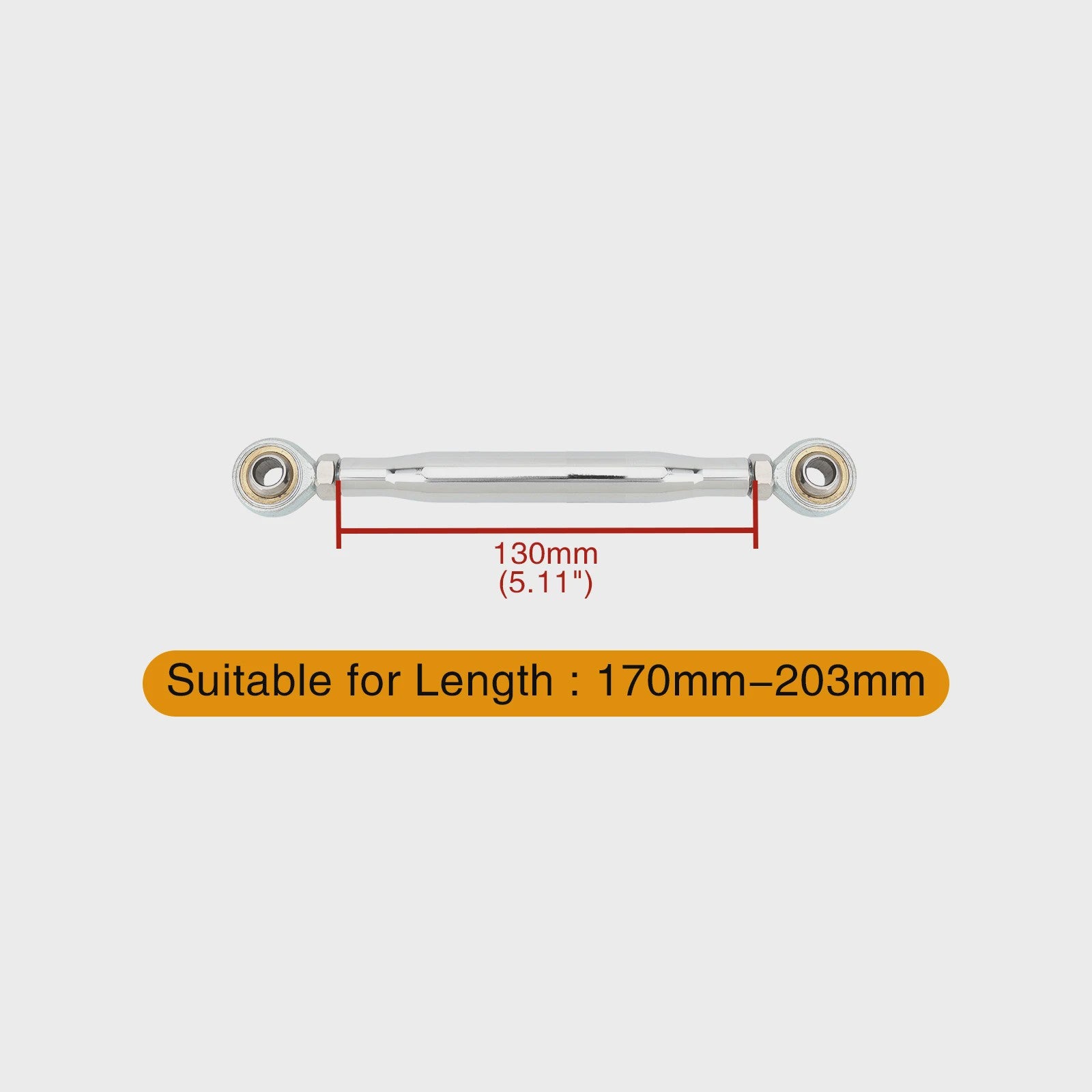 Universele Motor Schakelstang Linkage - 50mm tot 370mm - Verstelbaar