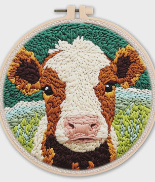 Punch Needle Borduurpakket - Dieren & Patronen - DIY Knutselset voor Beginners