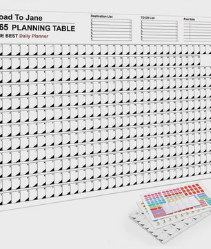 2027 Jaarplanner Kalender - Creatieve Wandkalender & Planner met Stickers