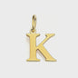 Gouden Initiaal Bedel - Roestvrij Staal - DIY Ketting Bedeltje A-Z