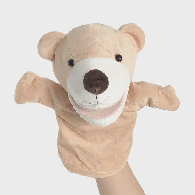 Zachte Pluche Handpoppen - Educatief Speelgoed voor Baby's en Kinderen (Diverse Dieren)