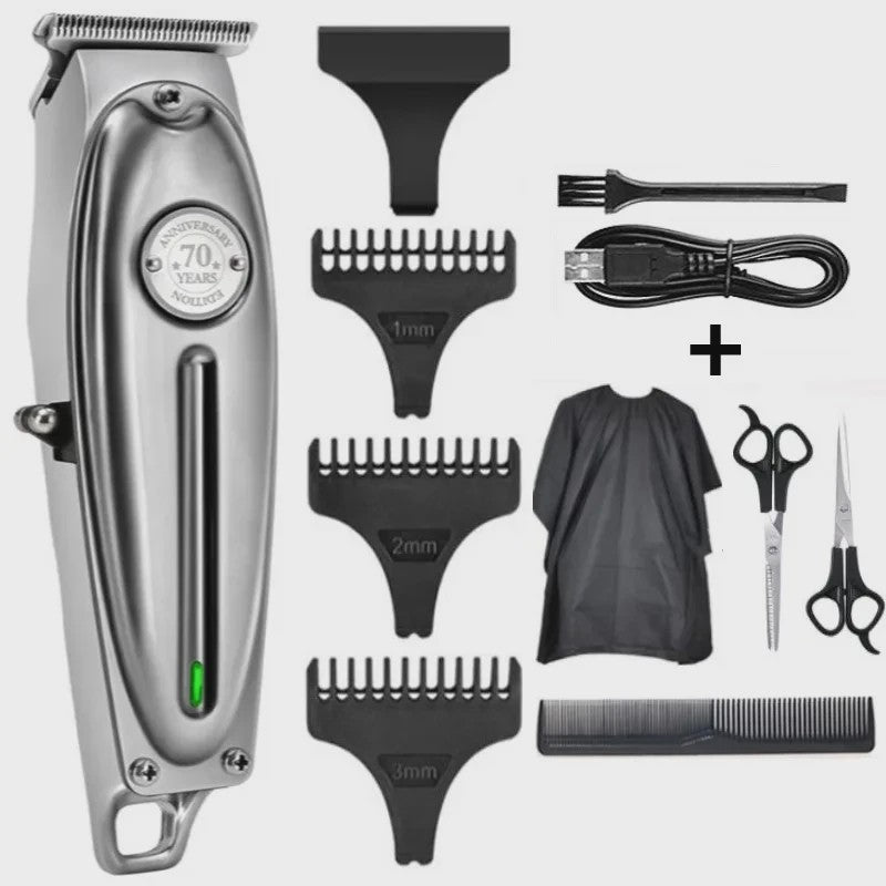 Kemei Professionele Metalen Trimmer KM-TX1/KM-2010/KM-1949 - Oplaadbaar met LED Display