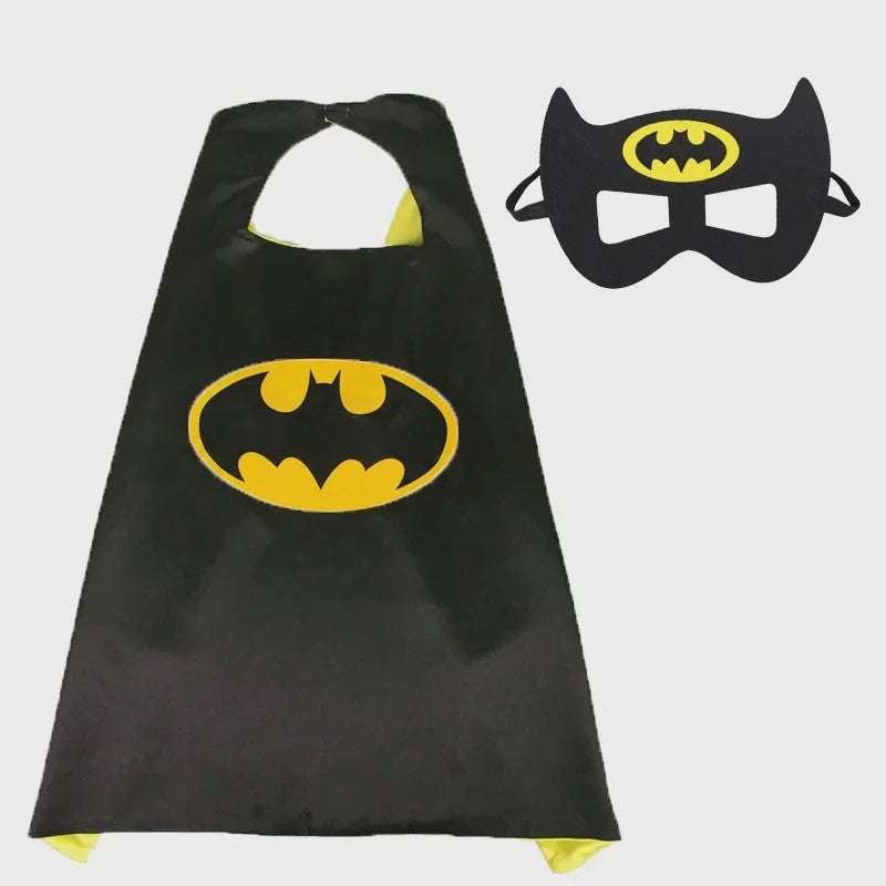 Superheld Cape en Masker Set - Kinderen Cosplay Verkleedkostuum