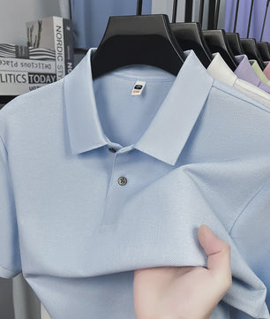 Heren Poloshirt Korte Mouw - 100% Gemerceriseerd Katoen, Ademend & Stijlvol voor Zomer, Golf & Casual