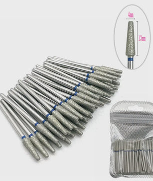 50 Stuks Diamant Freesjes Set - 2.35mm Schacht voor Nagel- en Tandheelkundig Gebruik