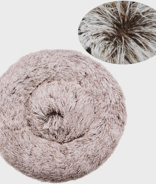 Luxe Pluche Hondenkussen & Kattenmand - Rond, Extra Zacht & Warm - 40-90cm