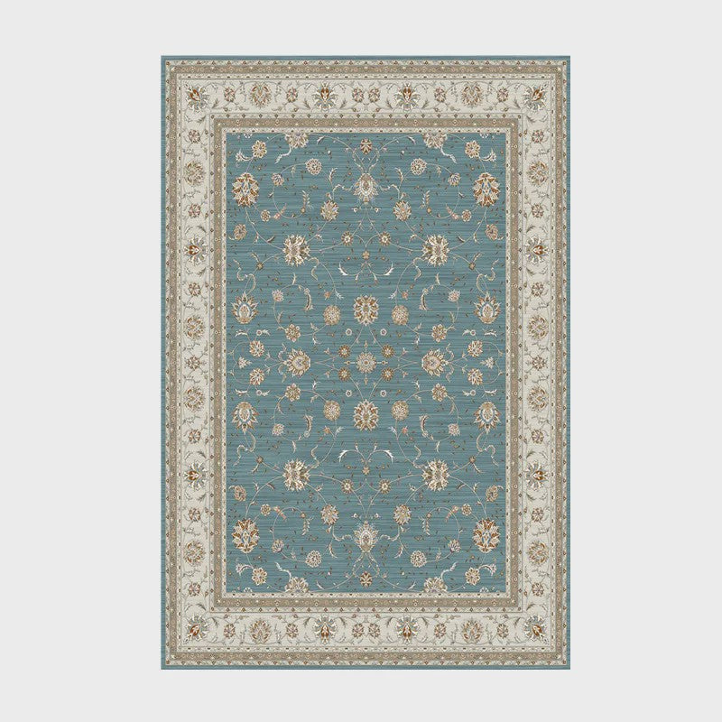 Wasbaar & Opvouwbaar Perzisch Retro Vloerkleed | Zacht Imitatie Kasjmier voor Woonkamer, Slaapkamer & Hal