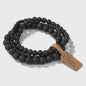 Set van 3 Natuurstenen Kralen Armbanden - Dames & Heren - 4, 6, 8 MM