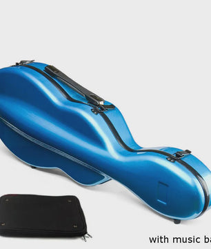 Carbon Fiber Vioolkoffer met Afneembare Tas - Dubbele Draagband & Slot