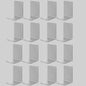 8x Stevige Doorzichtige Boekensteunen - Ideale Organizer voor Boeken, Films & CD's