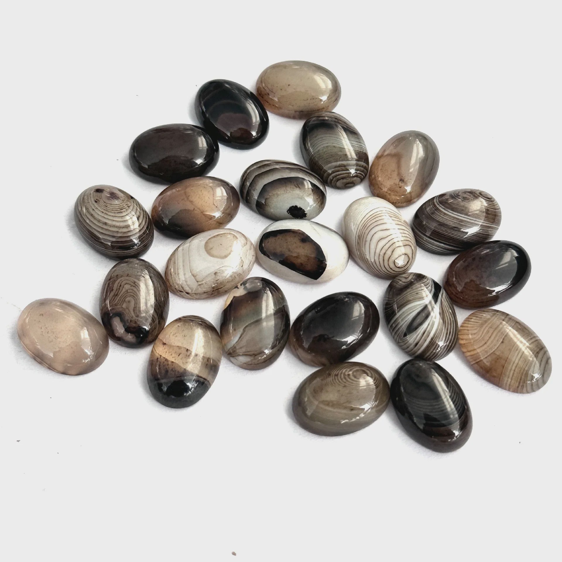 10x Kristal Cabochons Ovaal 13x18mm - Natuurlijke Helende Stenen voor Sieraden Maken