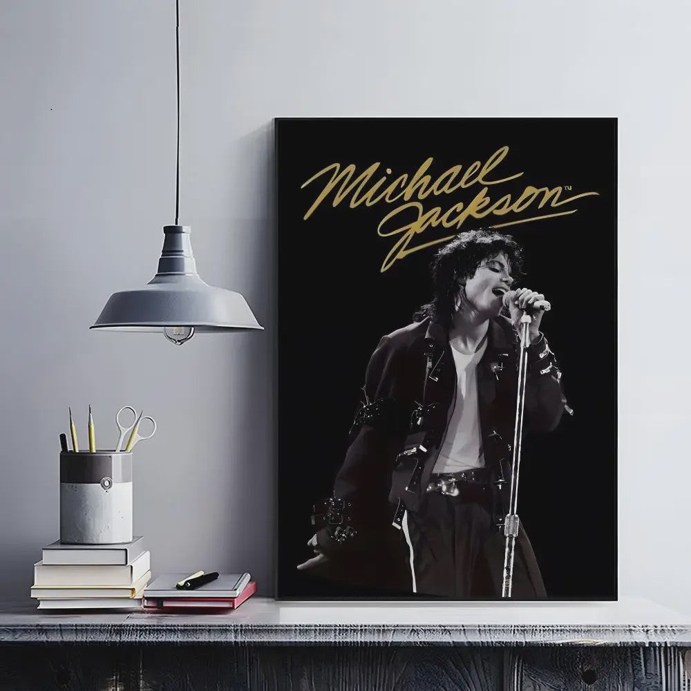 Iconische Michael Jackson Poster - Retro Muziek Kunst Decoratie
