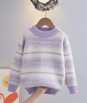 Schattige Gebreide Trui voor Meisjes - Elegante Winterkleding voor Kinderen