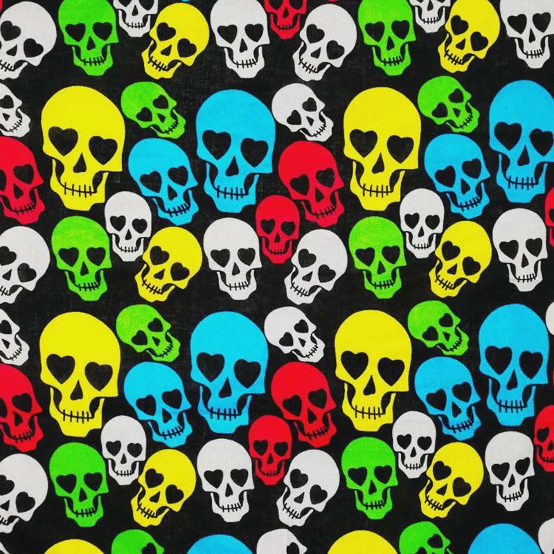 Skull Bandana Katoen - Hip Hop Stijl Hoofddoek & Accessoire