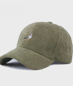 Baseballpet met Duivenborduring - Casual Mode voor Alle Seizoenen