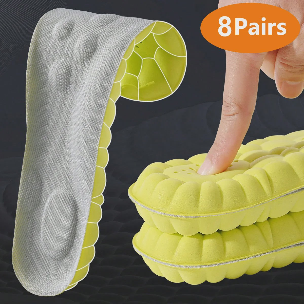 Latex Sportzolen - Zachte Hoge Elasticiteit, Ademend & Schokabsorberend met Voetboogondersteuning