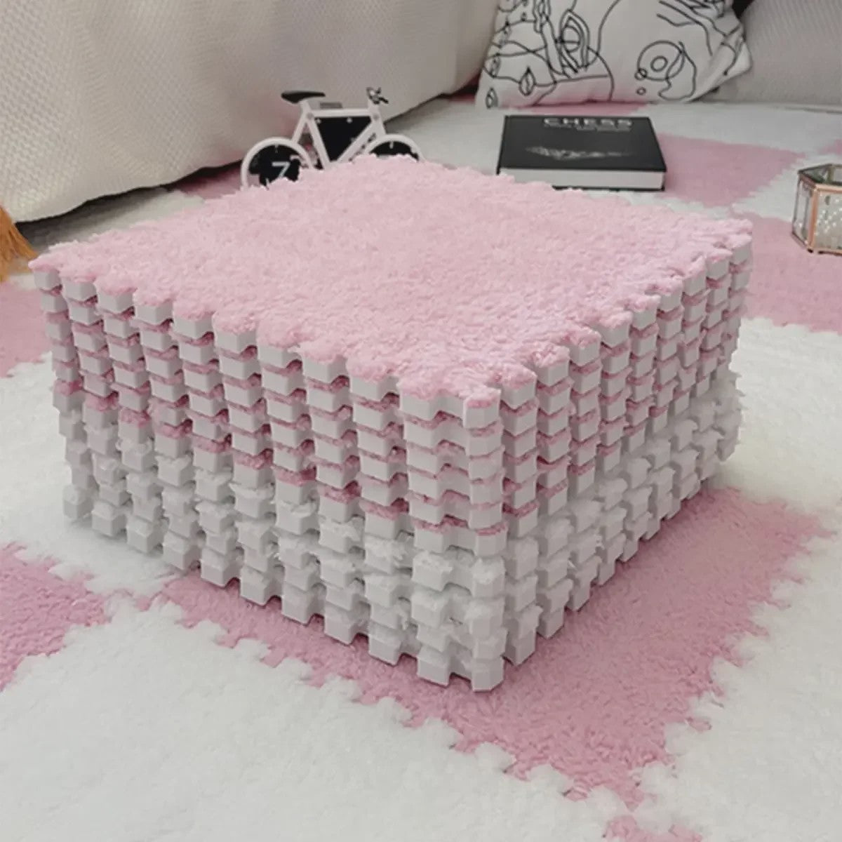 Set van 10 Waterdichte & Absorbente Bodembedekking Matten voor Kleine Huisdieren (Konijn, Cavia)