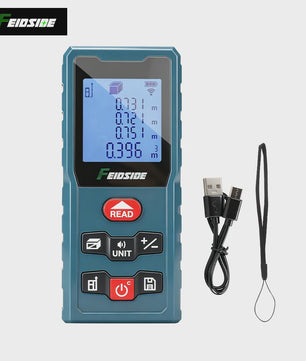 HAUPTSON Laser Afstandsmeter 70/100M - Precisie Meetinstrument voor Afstand, Oppervlakte & Volume