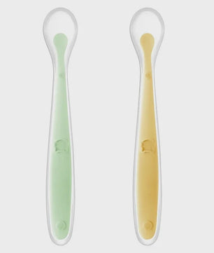 Zachte Siliconen Baby Lepel - Ideaal voor Voedingstraining en Eerste Hapjes