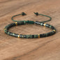 Natuurlijke Blauwe Emperor Steen Kralen Armband - Verstelbaar & Uniek