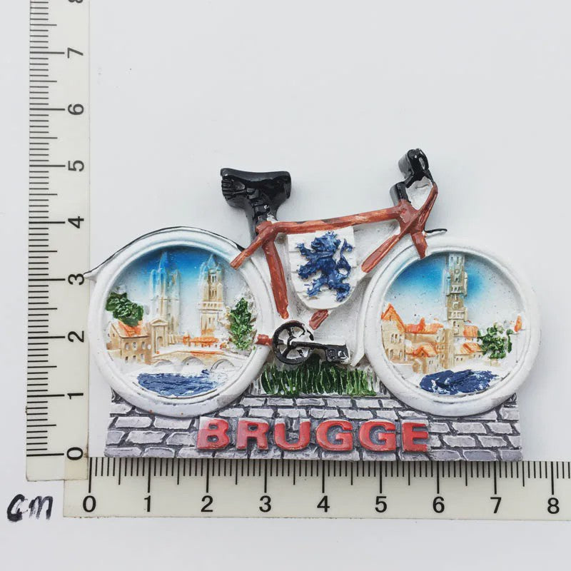 België Koelkastmagneet - Souvenir & Reistafel voor Huisdecoratie