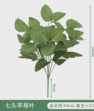 Zijden Schildpadblad Plantenbladeren - Kunstmatige Dieffenbough Decoratie voor Woonkamer