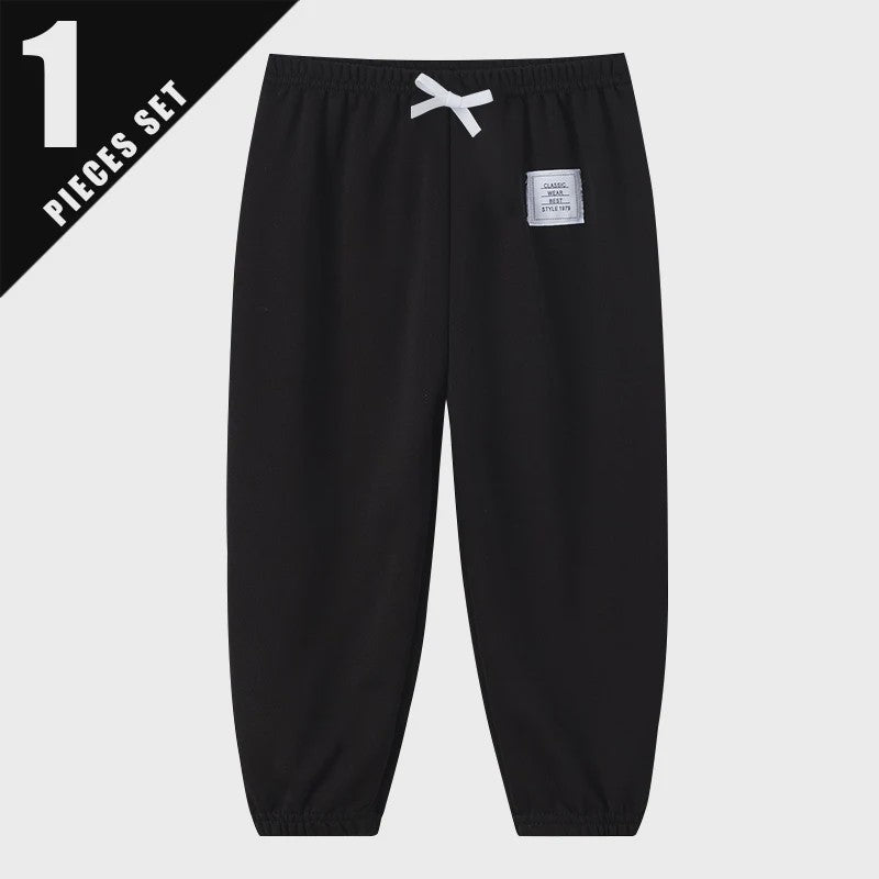 Comfortabele Kinder Shorts met Trekkoord en Elastische Taille - Jongens & Meisjes Casual Broekjes