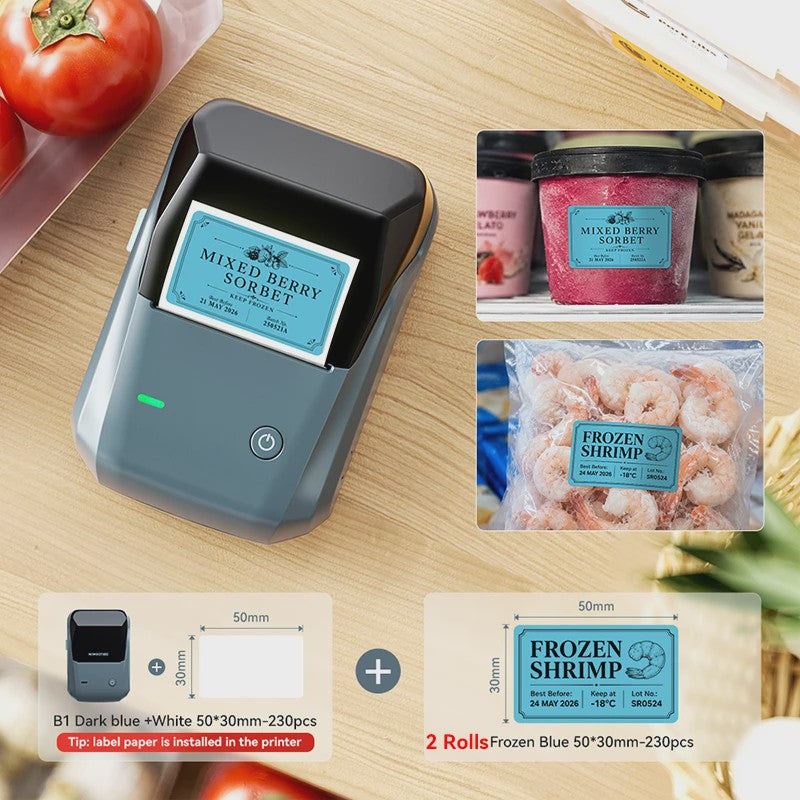 Niimbot B1 Draadloze Thermische Labelprinter - Ideaal voor Kleine Bedrijven, Huis & Cadeaus