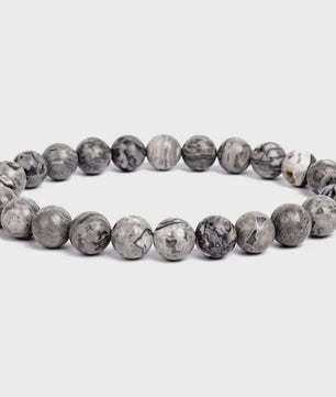 Natuurstenen Kralen Armband - Amethist, Aquamarijn, Jade & meer
