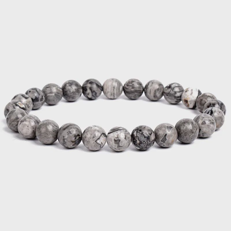 Natuurstenen Kralen Armband - Amethist, Aquamarijn, Jade & meer