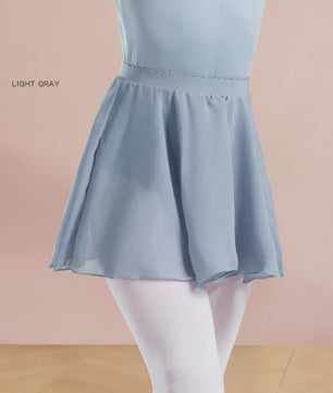 18 Colours Ballet Skirt Girls Toddler Kids Dance Chiffon Skirt Elastic Waist Short Dance Skirt for Girls Tutu Skirt for Ballet