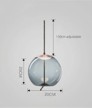 Moderne Glazen LED Hanglamp - Stijlvolle Verlichting voor Woonkamer, Keuken & Bar