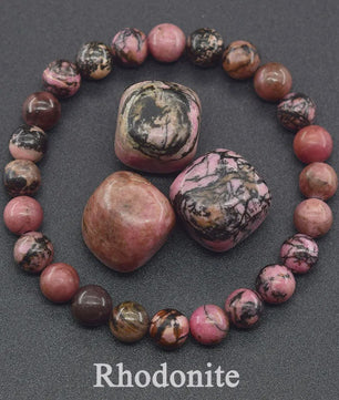 Natuurlijke Edelsteen Armband - Reiki, Blauwe Apatite, Lapis Lazuli, Amethist & Tijgeroog