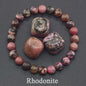 Natuurlijke Edelsteen Armband - Reiki, Blauwe Apatite, Lapis Lazuli, Amethist & Tijgeroog