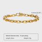 Gouden Roestvrij Staal Chunky Schakelarmband voor Dames - Waterdicht & Verstelbaar