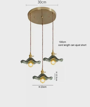 Moderne Glazen Hanglamp - Sfeervolle Verlichting voor Keuken, Eetkamer & Slaapkamer