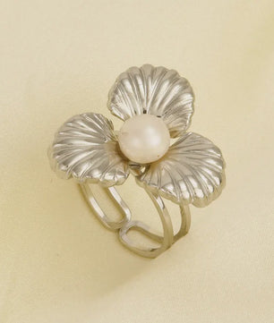 Unieke Dames Ringen van RVS - Vintage Stijl, Waterdicht & Textuur