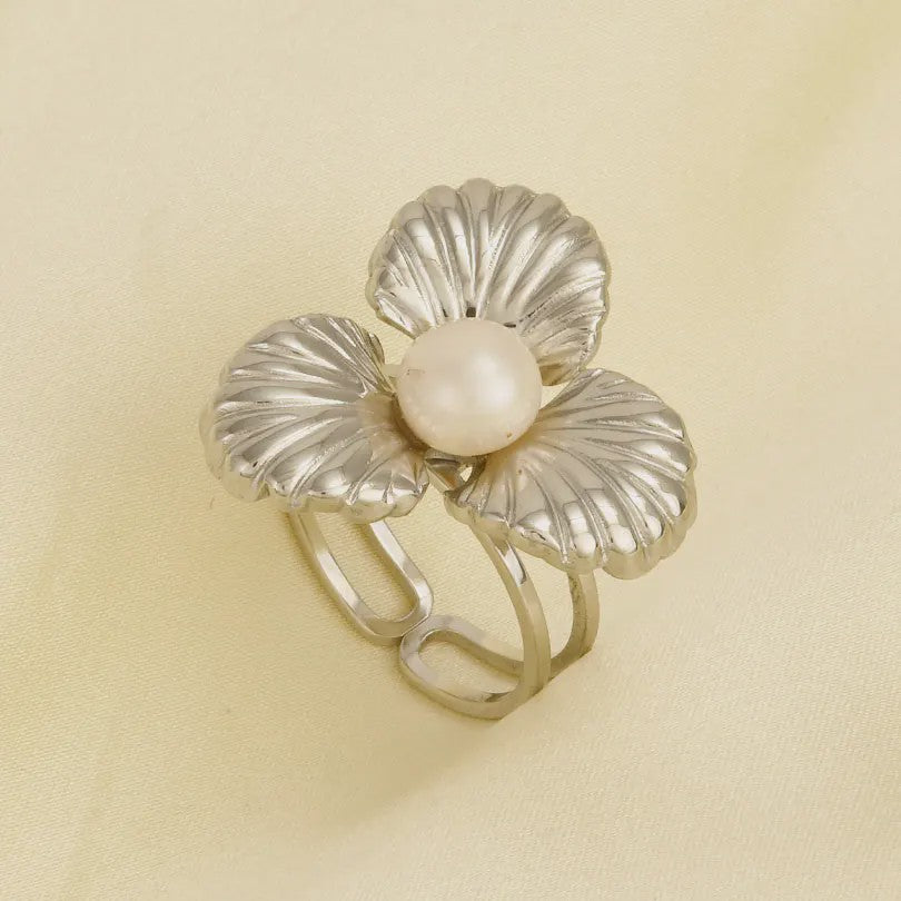 Unieke Dames Ringen van RVS - Vintage Stijl, Waterdicht & Textuur