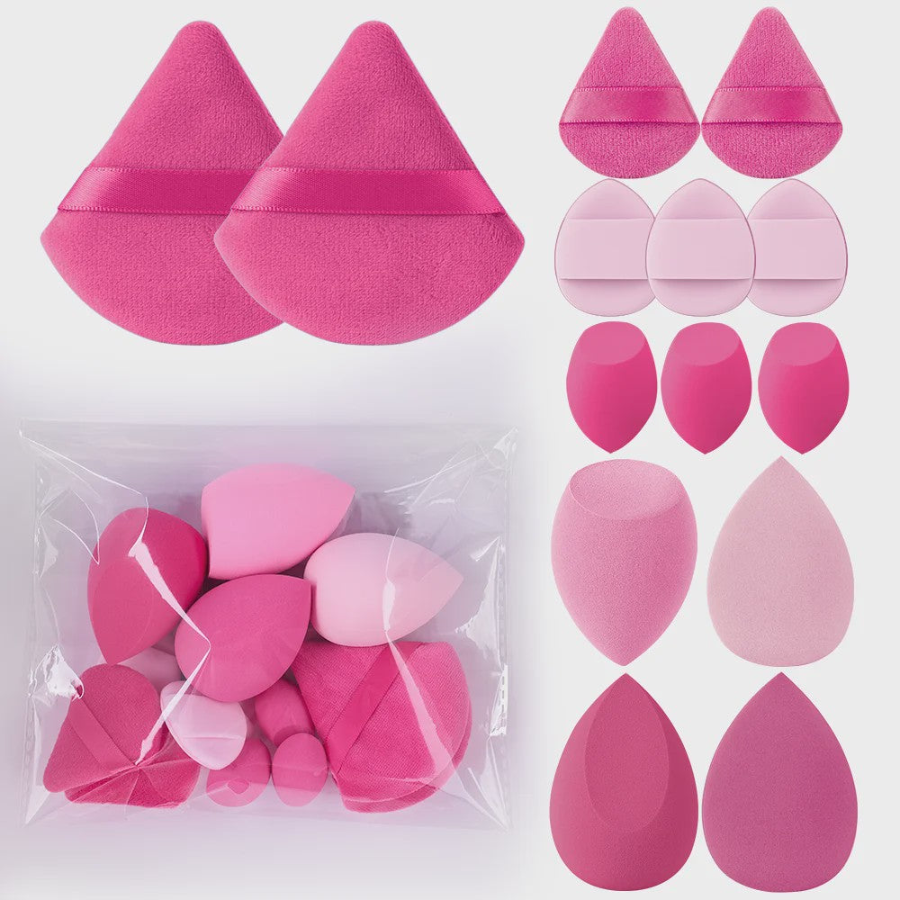 Professionele Make-up Kwasten Set (20 Stuks) - Foundation, Oogschaduw & Meer