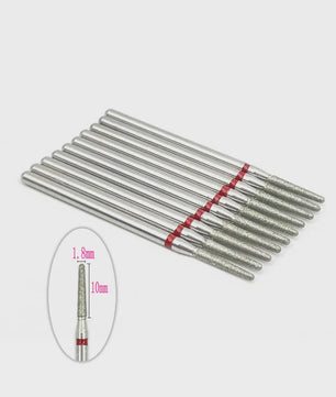 10x Diamant Freesbits Set - 2.35mm Schacht voor Tandheelkunde & Nagelstyling