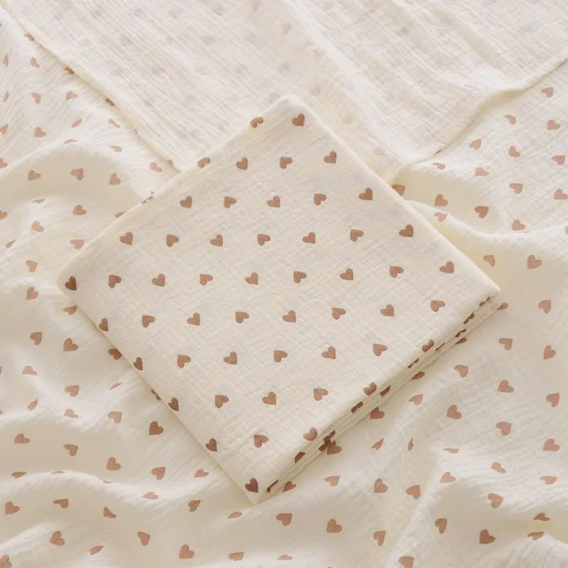 Zachte Muslin Swaddle Deken voor Baby's - Katoen, 80x80cm, met schattige prints