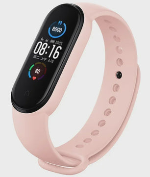 Siliconen Polsband voor Xiaomi Mi Band 7, 6, 5, 4, 3 - Vervangend Bandje Smartwatch Accessoire